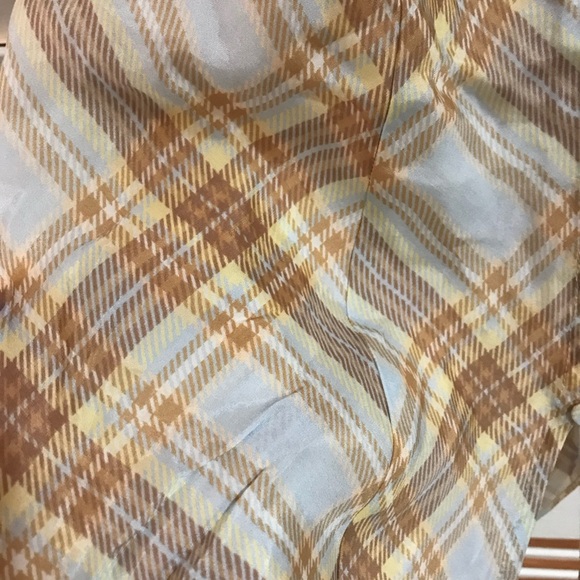 J. Crew Blue and Tan Plaid Camisole - Picture 3 of 6